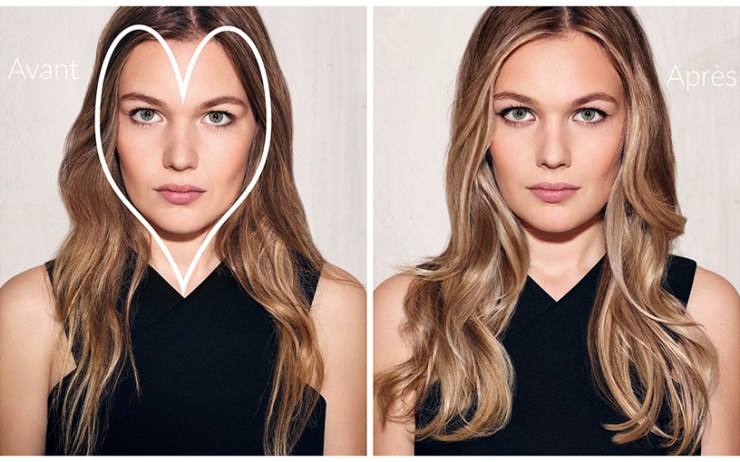 VISAGE COEUR - Avant et après - 2girls1mag.com