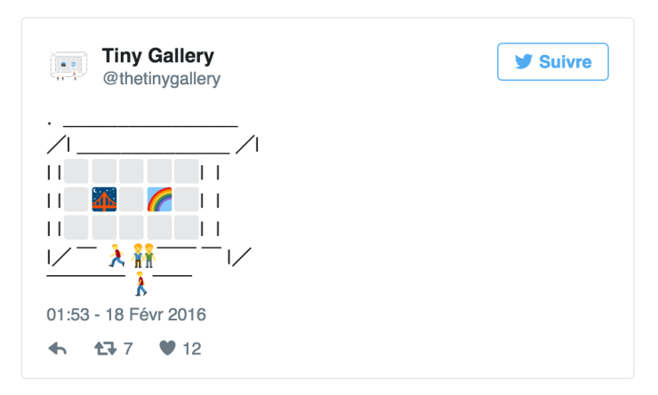 Twitter Tiny Gallery - @thetinygallery