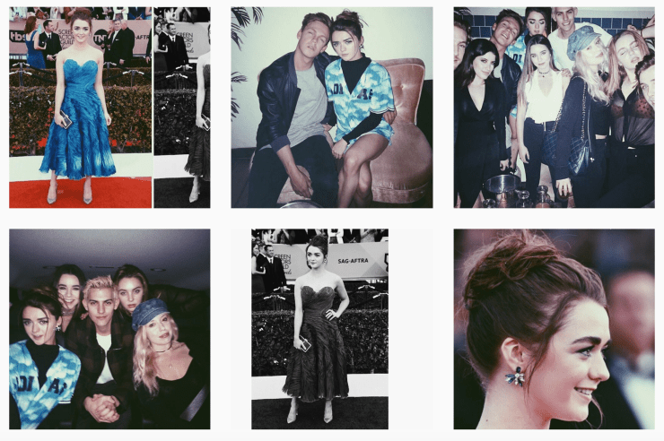 Instagram @maisie_williams