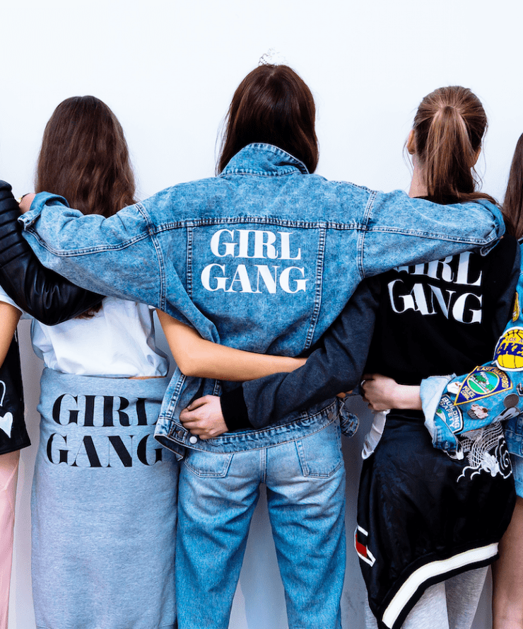 Girl Gang Denim Jacket by They all hate us - shop.theyallhateus.com