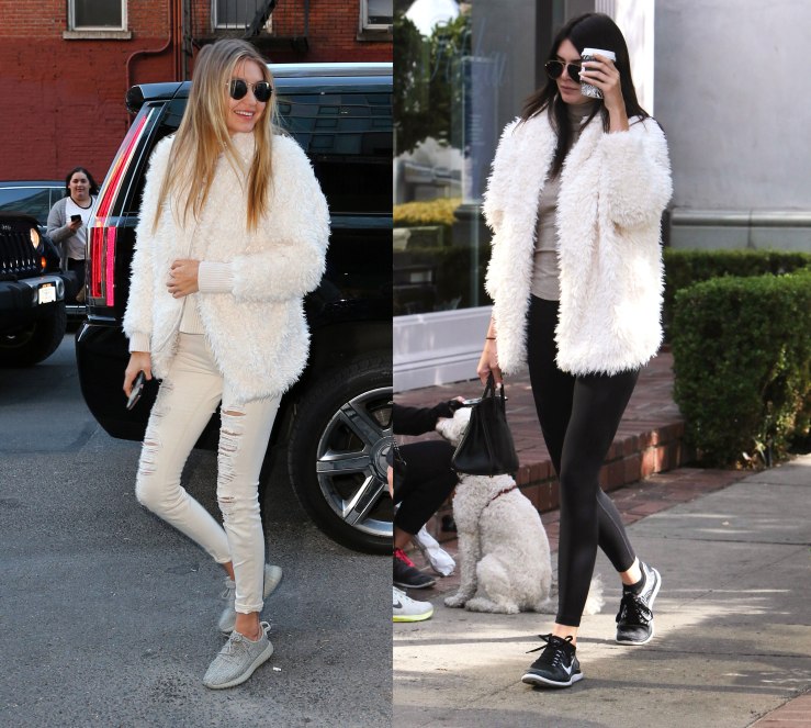 Kendall Jenner and Gigi Hadid twinning