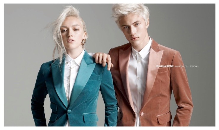 Lucky Blue & Pyper Smith for Dsquared2