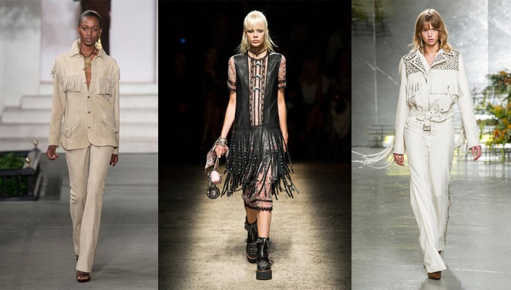 De gauche à droite : Ralph Lauren - Coach - Rodarte - Collage by Eleonore Terzian - Photo Imaxtree