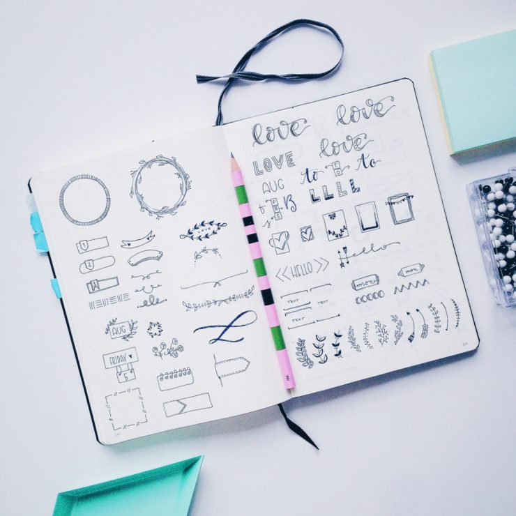 Pretty Planner - Bullet Journal Inspiration Doodle