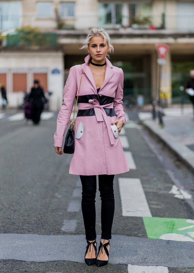 Caroline Daur during the Paris Fashion Week Womenswear Fall/Winter 2016/2017 in Paris - Photo by Christian Vierig/Getty Images - eleonoreterzian.com