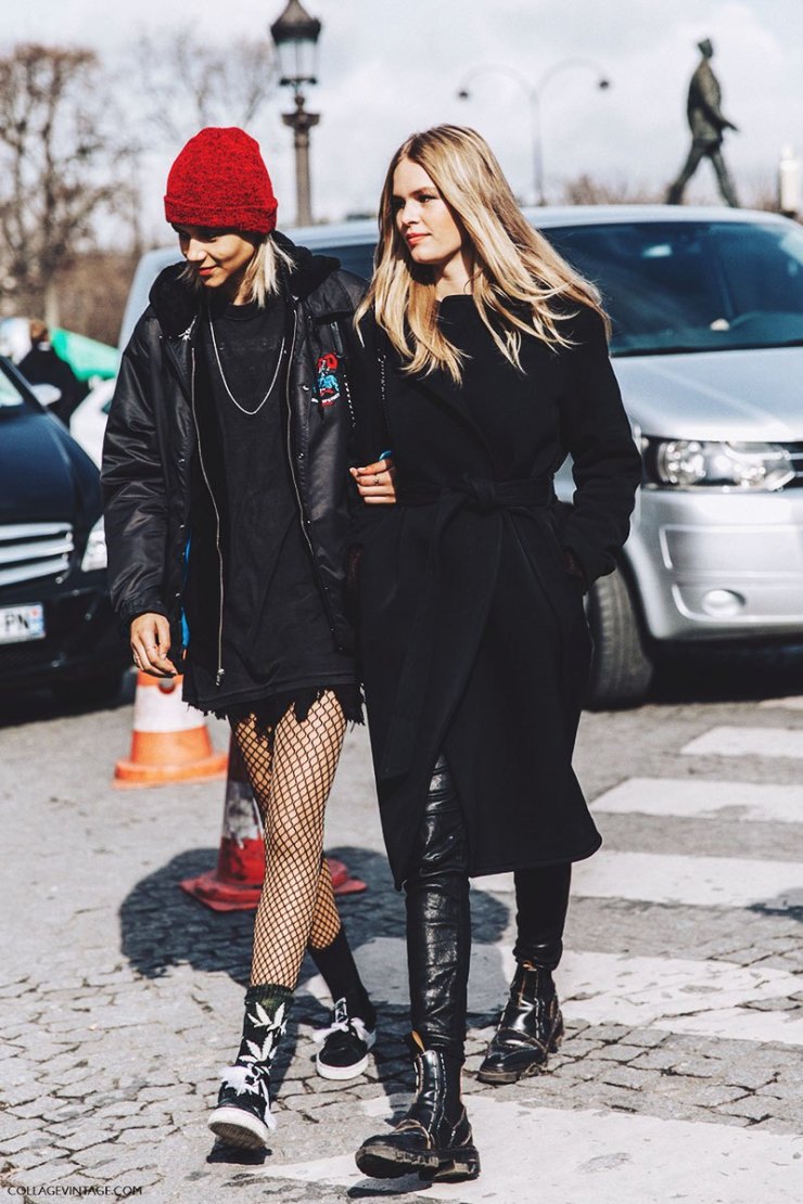 PFW Fall 2016 - Street style - Collage_vintage -Anna Ewards Chanel
