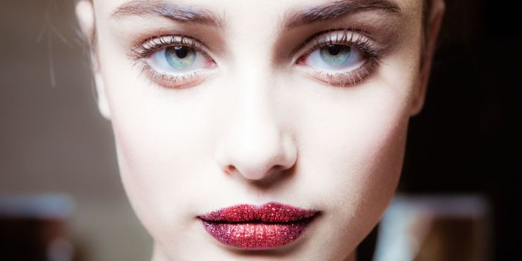 Pat McGrath make up on Taylor Hill